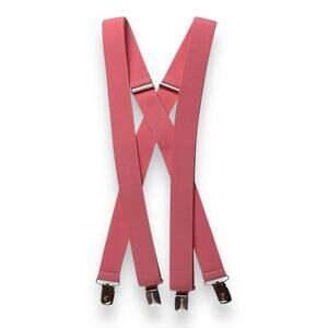 Boys Coral Adjustable Braces Suspenders Wedding Ring Bearer Baby Shower Easter